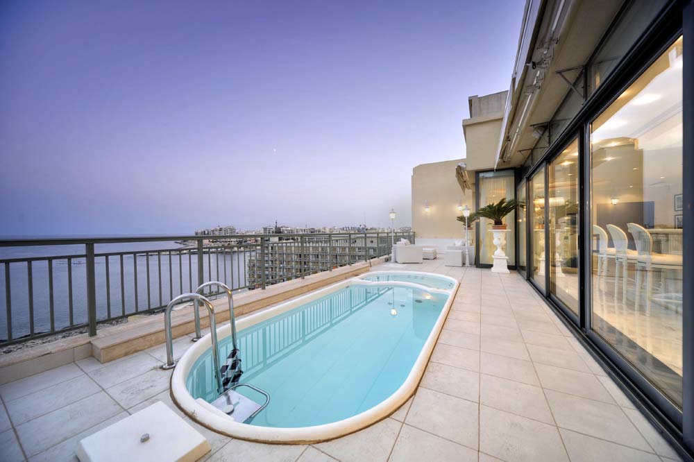 Superb Luxury Penthouse in Portomaso, Malta - MyFancyHouse.com