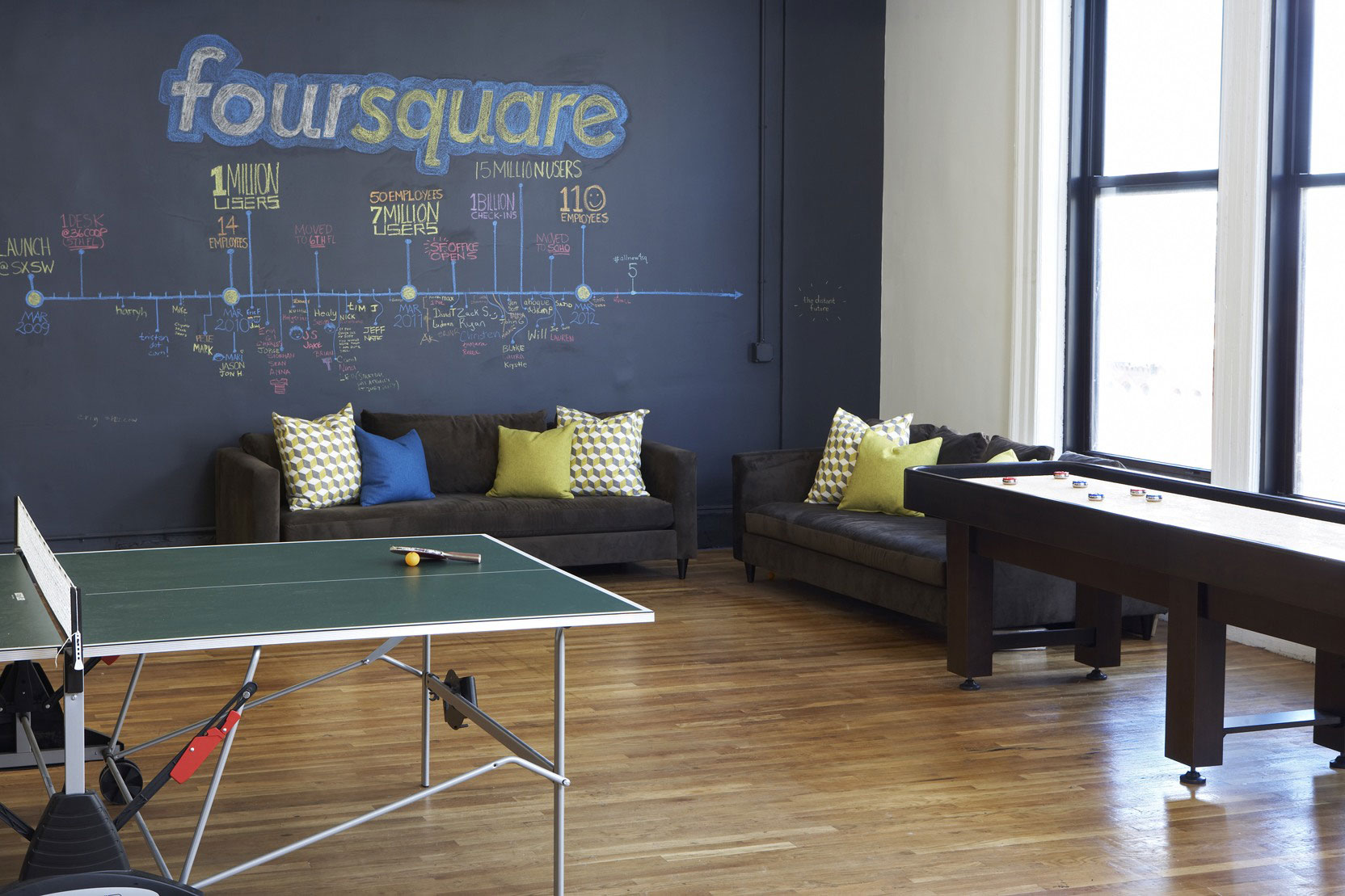 Creative Foursquare’s Soho HQ by Designer Fluff (9)