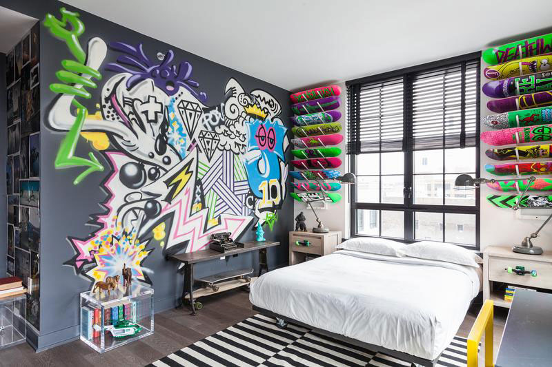 How To Decorate Your Home With Graffiti Art Myfancyhouse Com
