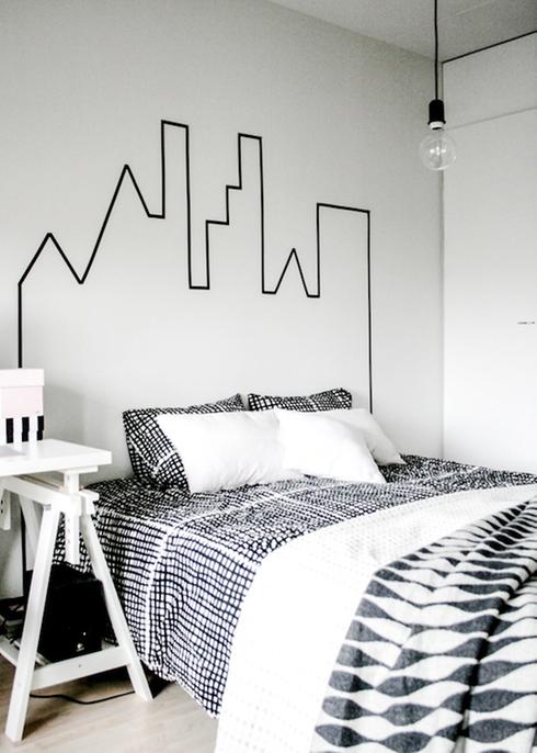 black house headboard