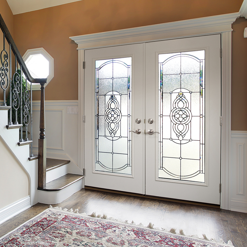 Front Door with Glass: Options for Decorative, Privacy Glass, Blinds