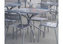 Aluminum versus steel restaurant chairs