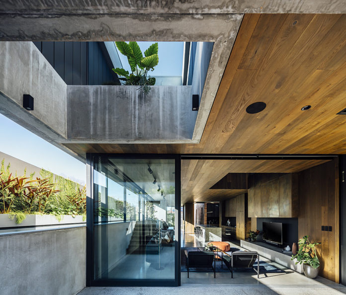 The family huddled in their house. An extension increased it to 800 square meters