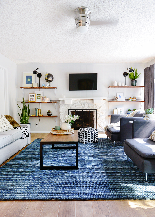 A Blue (Or Purple) Rug Will Make You Stand Out